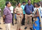 சுடுகாட்டில் சமைத்து உண்டு பொதுமக்கள் நூதன போராட்டம்! நாட்றம்பள்ளி அருகே கல்குவாரியை மூடக்கோரி!