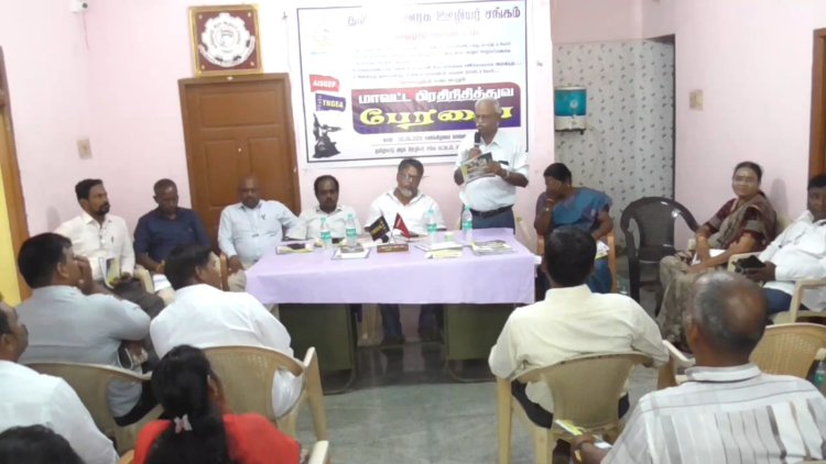 அரசுத்துறையில் காலியாக உள்ள 4 லட்சத்திற்கும் மேற்பட்ட பணியிடங்களை நிரப்ப வேண்டும்! வேலூரில் தமிழ்நாடு அரசு ஊழியர் சங்க மாநில செயலாளர் விஜயகுமரன் பேட்டி